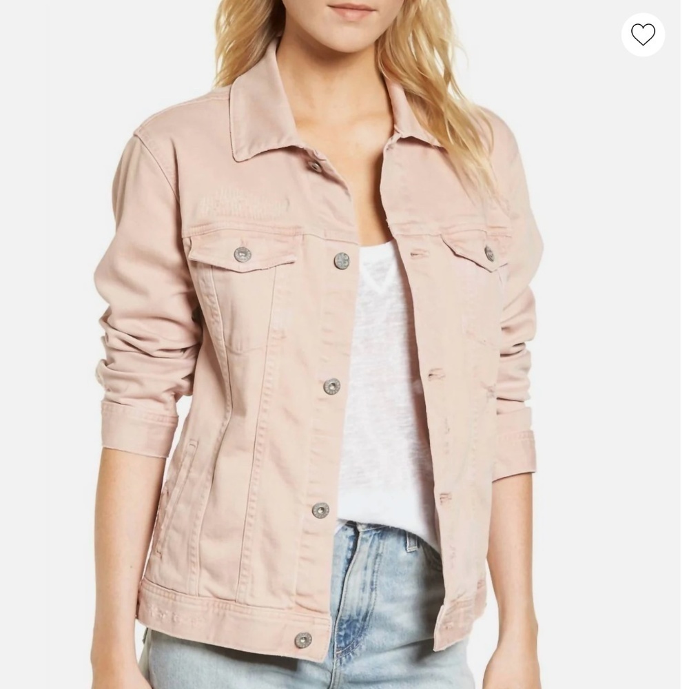 AG Adriano Goldschmied Nancy Rosy Rouge Jean Jacket, Large CB2082 - Picture 1 of 7